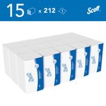 Interfold M-Fold Hand Towel Wht Pk15