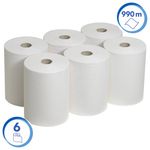 Slimroll Paper Hand Towel Wht Pk6