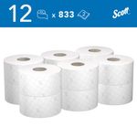 Paper Toilet Roll X833 Wht Pk12