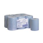 Slimroll Hand Towel Roll Blue Pk6