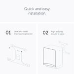 Icon Auto Rled Hand Towel Disp Wht