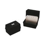 Q-Connect Card Idx Box 152X102 Blk