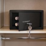 Q-Connect Key-Operated Safe 6L Blk