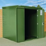 Ryedale 6X6 Metal Shed Light Green
