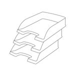 Leitz Recycle Lettr Tray A4 Black