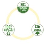 Leitz Recycle Doc Wallet A4 Blu Pk10