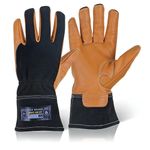 Fluxwelder Mech Gloves 1Pr Tan S