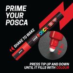 Posca 5M Paint Markers Med Ast Pk4