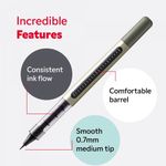 Uni-Ball Liq Ink Rbl Ub157E Blk Pk12