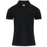 Ladies Eagle Polo Shirt Black 12