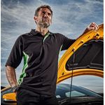 Silverswift Polo Shirt Blk/Grh Xs