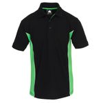 Silverswift Polo Shirt Blk/Lime M