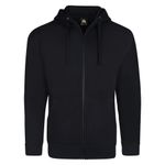 Macaw Zipped Hoodie Unisex Black 4Xl