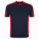 Avocet Wicking T-Shirt Navy/Red 5Xl
