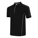 Crane Polo Shirt Unisex Black 3Xl
