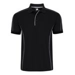 Crane Polo Shirt Unisex Black 5Xl