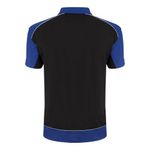 Fireback Wicking Polo Blk/Ro Blu Xs