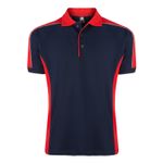 Avocet Polo Shirt Unisex Navy/Red Xl