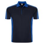 Avocet Wicking Polo Navy/Ro Blu L