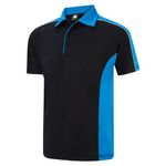 Avocet Wicking Polo Blk/Reflex M
