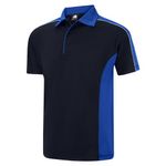 Avocet Wicking Polo Navy/Ro Blu S
