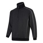 Crane Qtrzip Sweatshirt Char/Blk M