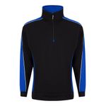 Avocet Sweatshirt Zip Blk/Ro Blu 2Xl