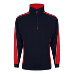 Avocet Sweatshirt Zip Nvy/Red 3Xl