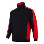 Avocet Sweatshirt Zip Blk/Purple 5Xl