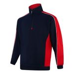 Avocet Sweatshirt Zip Nvy/Red L