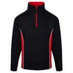 Silverswift Sweatshirt Blk/Red 2Xl