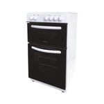 Statesman Elec Cooker Dbl Oven Wht