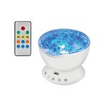 Ocean Wave Projector Lamp White