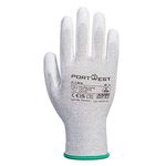 Asta Pu Palm Glove 1Pr Grey Xl Pk12
