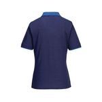 Pw2 Womens Polo S/S Navy/Royal Xs