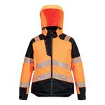 Pw3 Hi Vis Women Wnt Jkt Org/Blk M