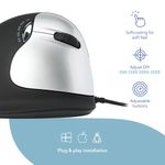 R-Go He Vertical Wired Mouse Lg Rh