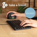 R-Go Compact Break Keyboard Black