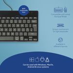 R-Go Compact Break Keyboard Black