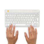 R-Go Compact Break Keyboard Wls Wht