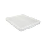 64L Plastic Storage Box/Lid Clear