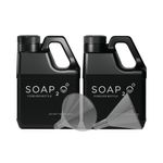 Soap2O Forever Bottle+Funnel 4L Pk2