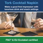 Tork Cocktail Napkins 2Ply Blk Pk200