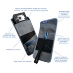 Shieldbloc Pouch W Rf Blocking Grey