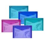 Snopake Polyfile Electra F/Sc Ast 5