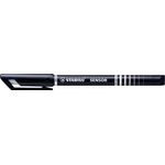 Stabilo Sensor Cus Tip Flnr Blk Pk10