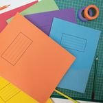 Silvine 9X7 Exer Books R/M Ylw Pk10