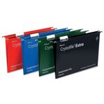 Rexel Crystalfile Susn File Blu Pk25