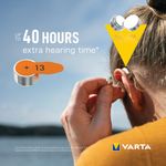 Varta Hearing Aid Batteries 13 Pk6