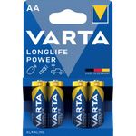 Varta Longlife Power Aa Battery Pk4